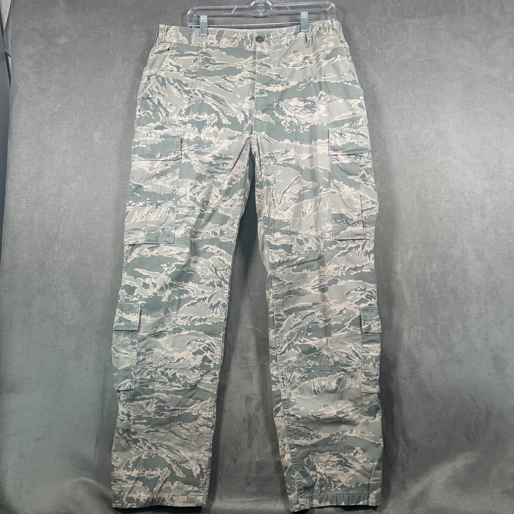 US Air Force ABU Digital Tiger Stripe Camo Cargo Pants Mens 36R 8415-01-598-4152